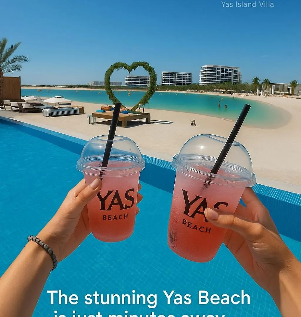 Luxury Modern Villa Noya Yas Island 5-Star Stay Abu Dhabi Feriehus